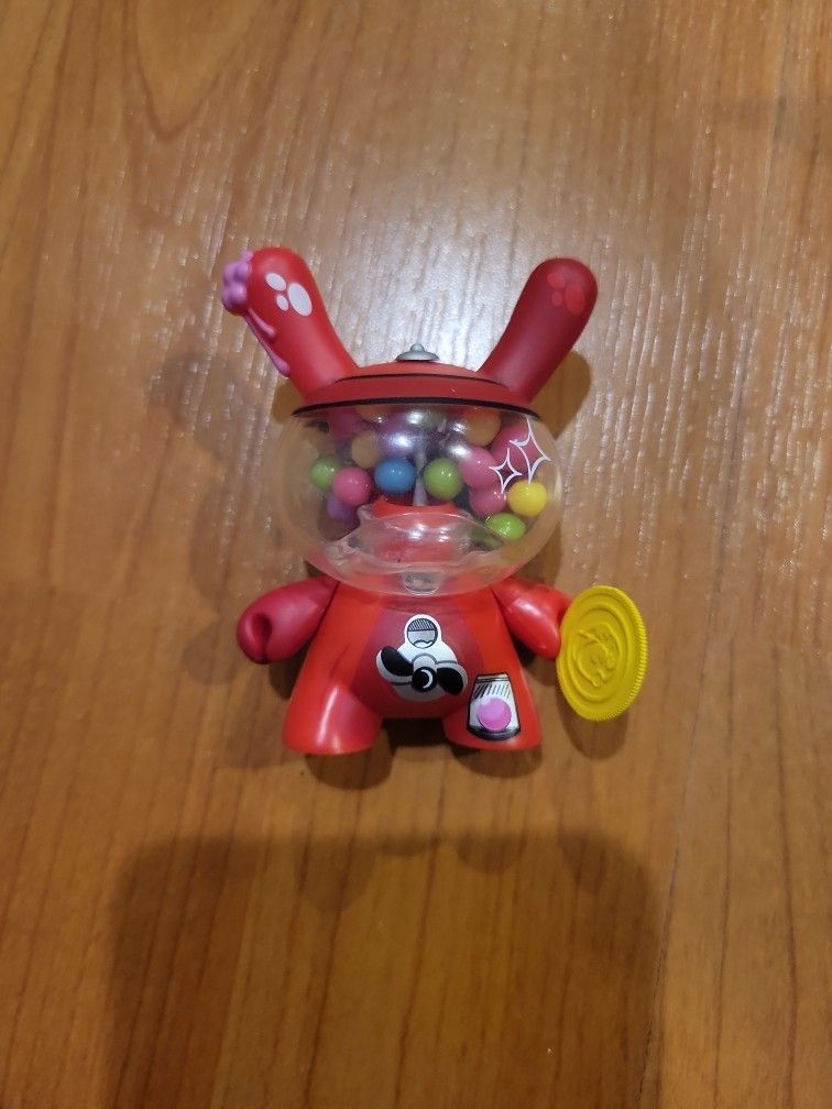 Kidrobot Dunny Series 2011 Red Bubblegum Machine