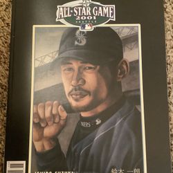 2001 All Star Game Seattle Major League Baseball Official Program Magazine Ichiro Suzuki