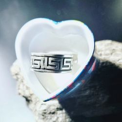 .925 Mexican Silver Ring Size 9"