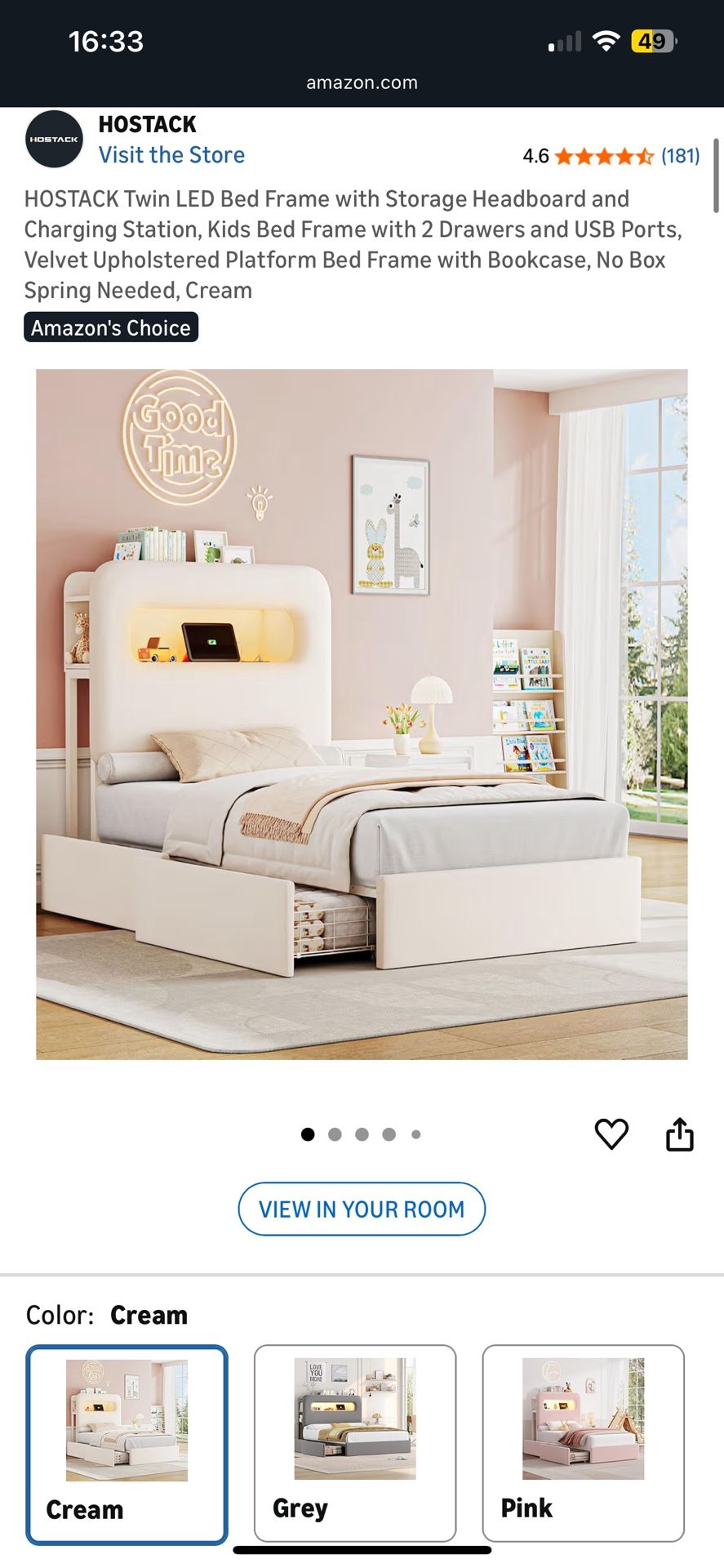 Twin Bed Frame 