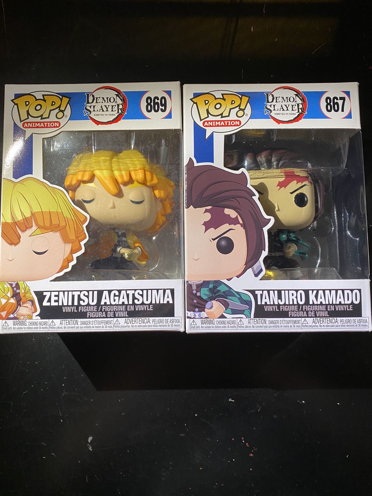 Demon Slayer Funko Pops - Zenitsu And Tanjiro