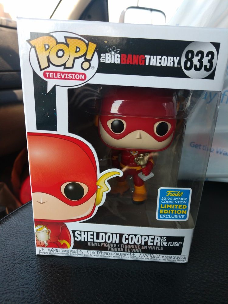 Funko pop! Sheldon Cooper as the Flash