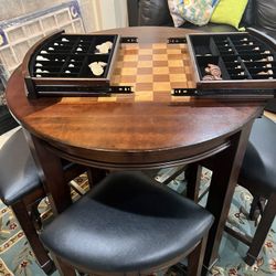 Chess and Billiards Table
