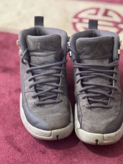 Jordan 12’s Gray Suede
