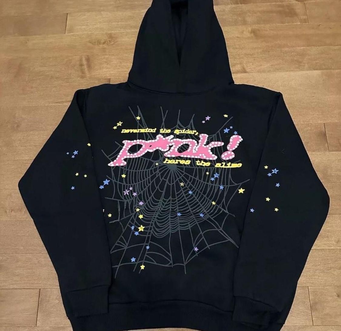 Sp5der Black Pink Size Medium