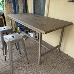 Console Table, Wood Top, No Drawer, Ariela-Desert Taupe