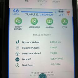Pokemon Go Original 2016 Account + iPad Air
