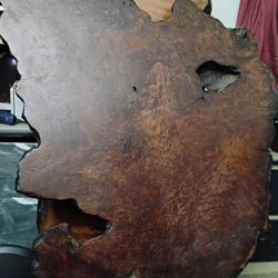 Old Redwood Burl Live Edge Coffee Table Top 