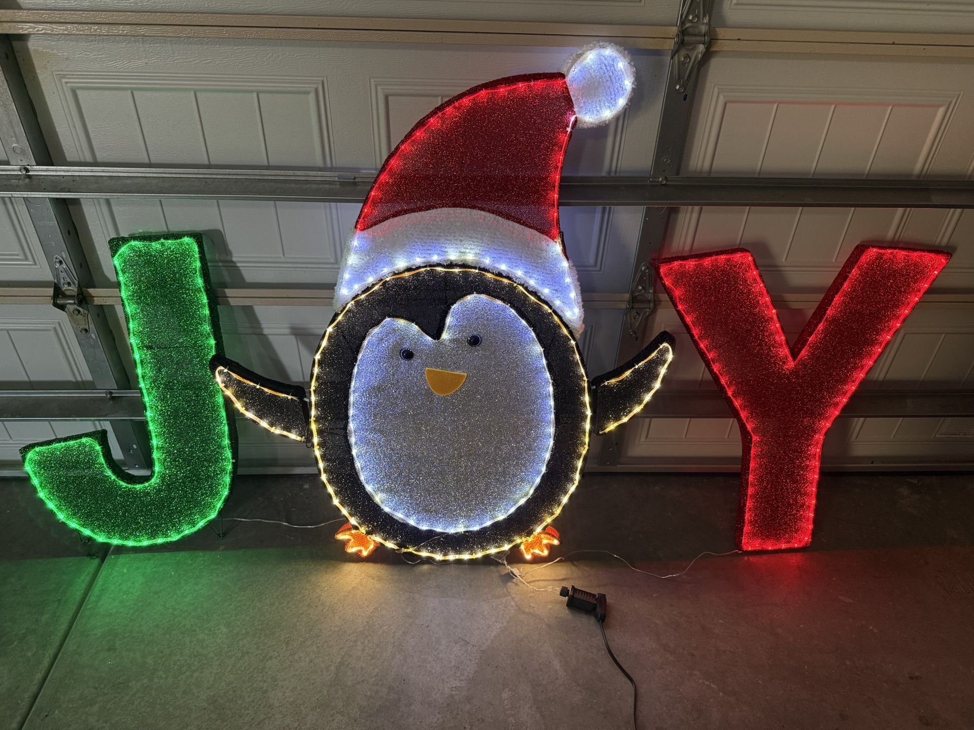 Christmas Led Lights JOY Penguin (New) 42 Inch