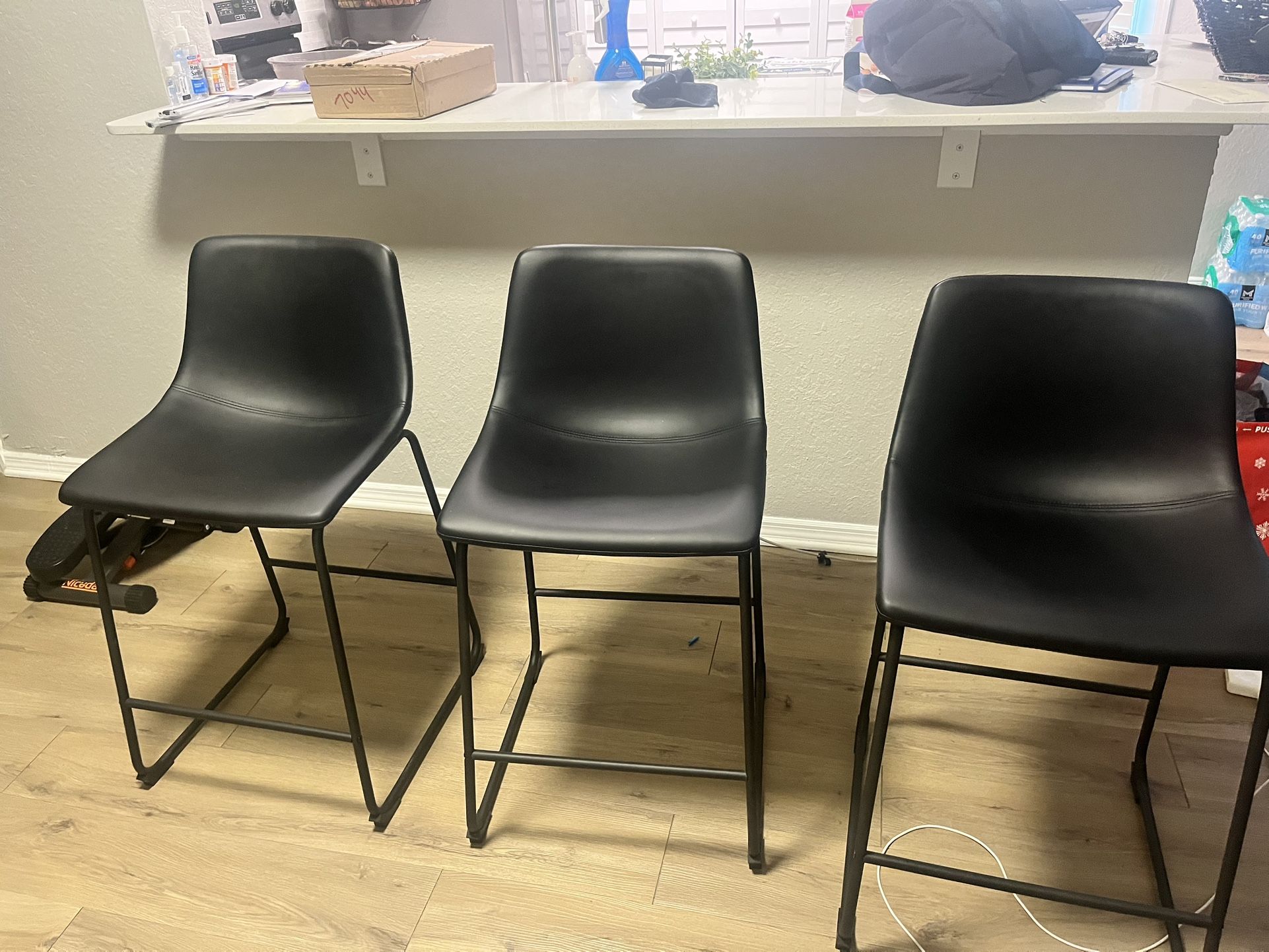 3 Ashley Furniture barstool 