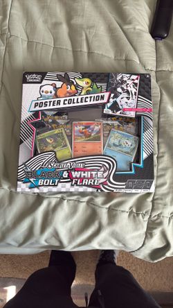 Pokemon Cards Black Bolt White Flare Poster Collection