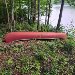 14l5" Mohawk Canoe With Kart And Paddles