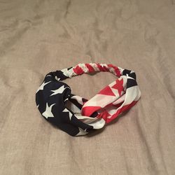 American Flag Twist Headband