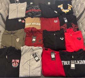 Mens M and S True Religion Hoodies