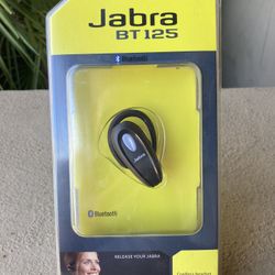 Bluetooth Headphone - Jabra BT125 Portable Bluetooth Headset, New 