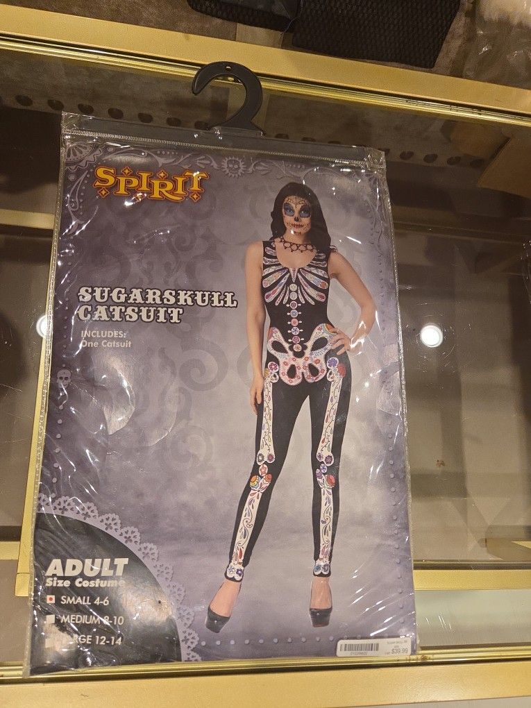 Spirit Body Skull Catsuit, Sz S
