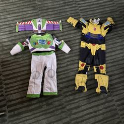 Costume - Buzz Light Year & Transformers Age 4-5