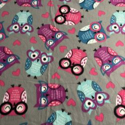 Colorful Owl Blanket