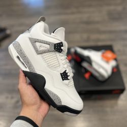 Air Jordan 4 White Cement 2025 Size: 9.5 & 10