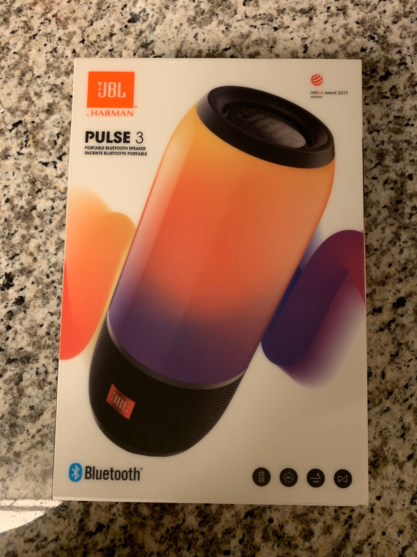 JBL Pulse 3 Portable Bluetooth Speaker Waterproof