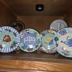 4-Collectible plates are part of the Essex Collection Garden Party series designed by Susan Sittler