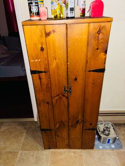 Pine handmade cabinet