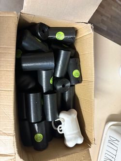 Dog poop bag, and two dispensers