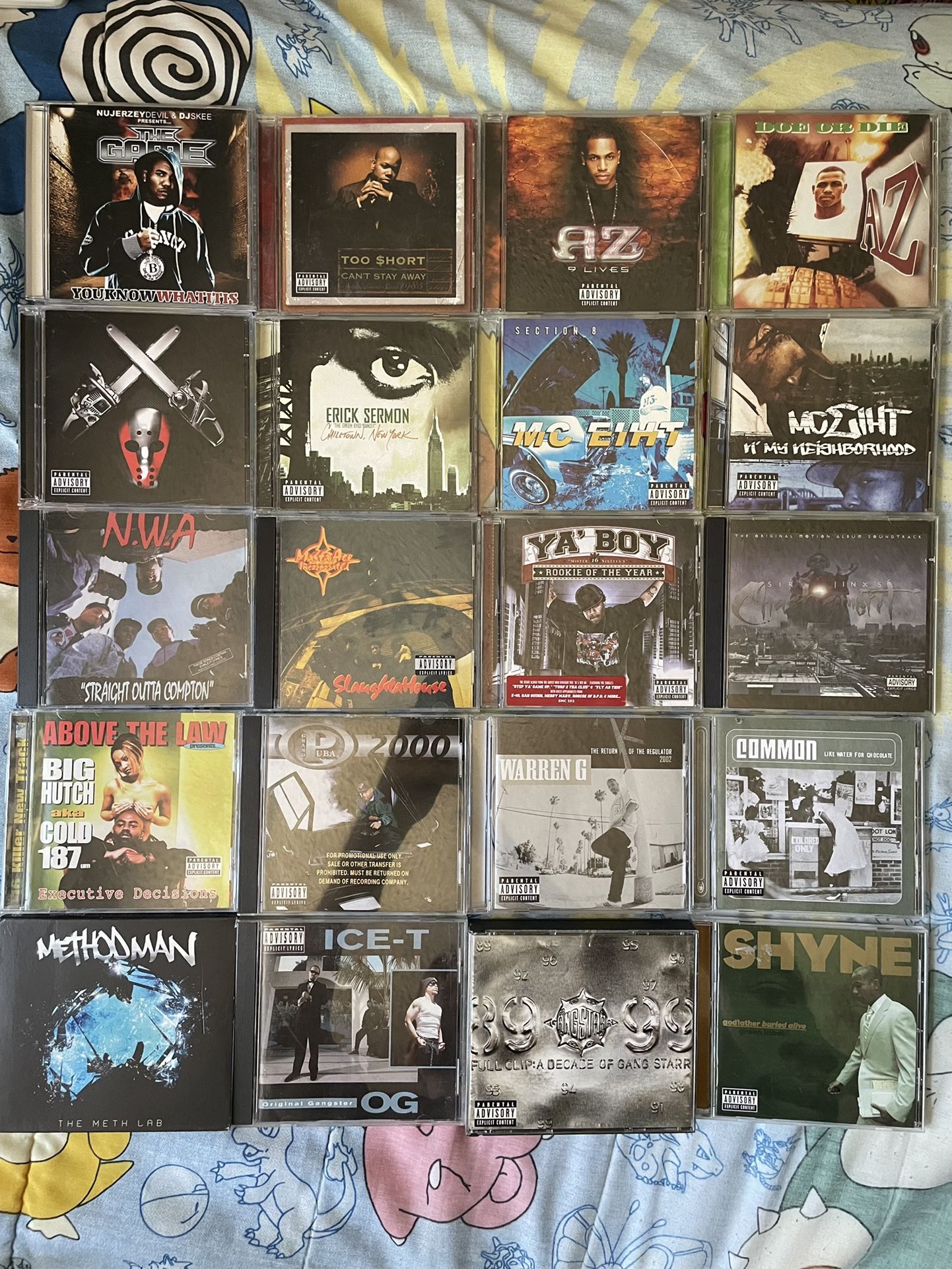 Rap Hip Hop G Funk Gangsta Rap Rock Rnb Cds for Sale in Santa Ana