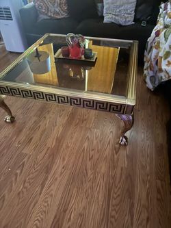 Heavy glass table beautiful