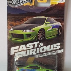 Hot Wheels 1995 Mitsubishi Eclipse — Fast & Furious Silver Series (Brian O’Connor)