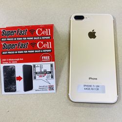 🔥⌚️iPhone 7 Plus 32gb Factory Unlocked With Warranty 
