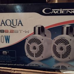 New Cadence Amplified 8" Two-way WakeBoard Tower Speaker w Bluetooth audio
