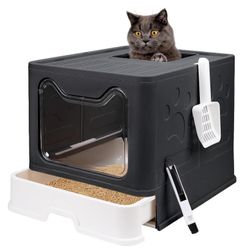 fophop Foldable Cat Litter Box                                  #1246