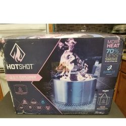 Hotshot 19.5" Smokeless Wood Burning Fire Pit with Carty Bag