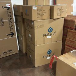 Double Flouting Bathroom Sink 