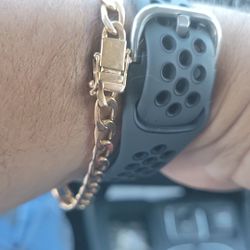 18k gold  Men Bracelet 