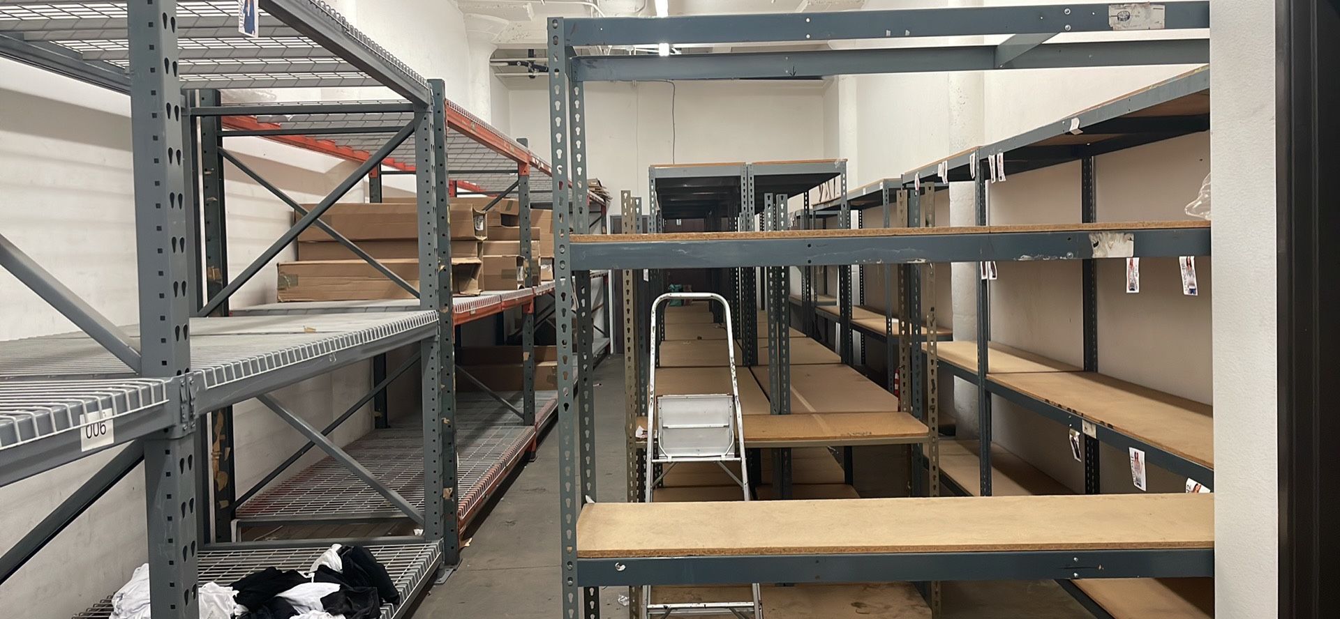 MOVING! Warehouse Shelving Racks, Equipment And furniture sale Fashion ...