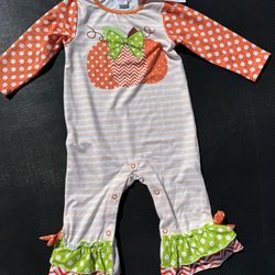 Brand New 12-Month Pumpkin Outfit 