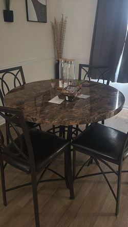 Table 4 chairs