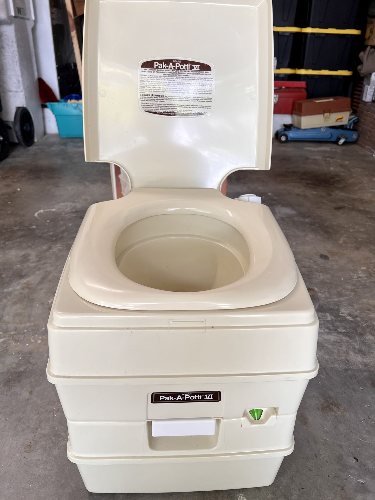 Vintage SEARS BEST Pak-A-Potti VI Portable Toilet