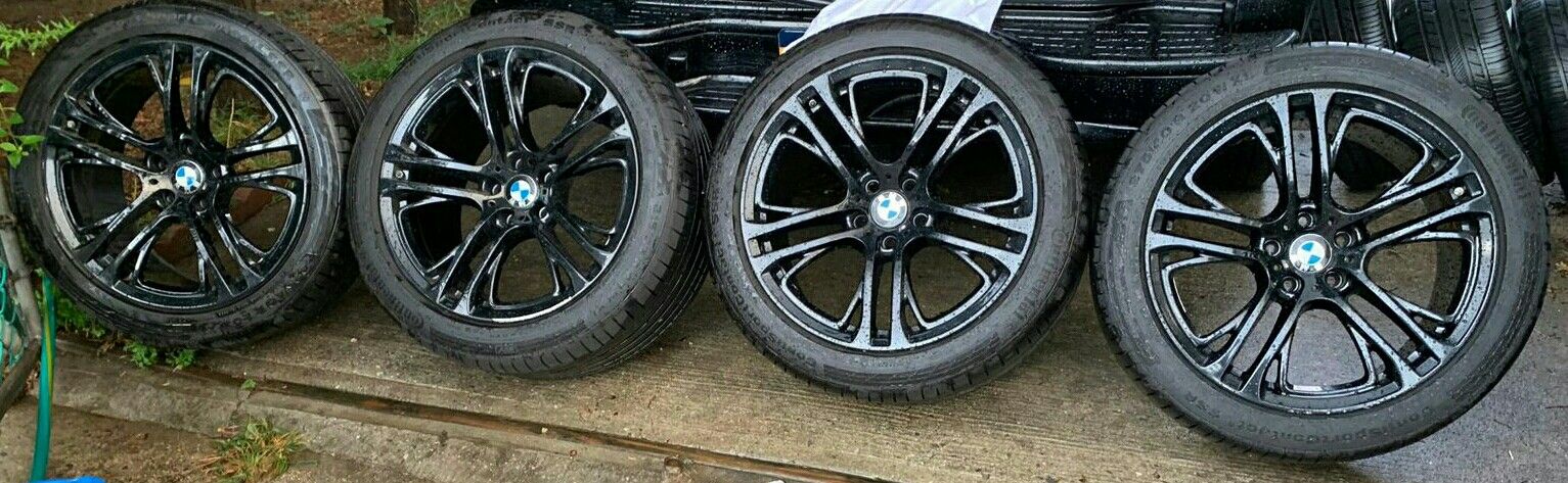 BMW M X5 rims oem stock new tires run flat