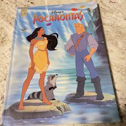 1995 Walt Disney's Pocahontas  Book By Mouse Works