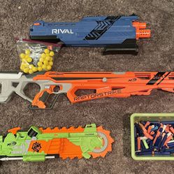 3 AWESOME NERF GUNS FOR SALE