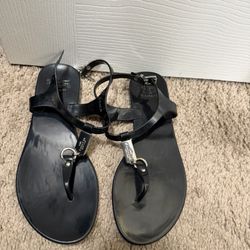 Coach Black Sandals