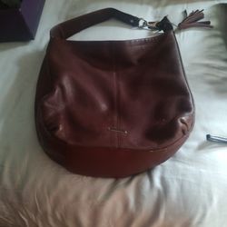 Women's Fair Condition Coach Brown Leather Handbag