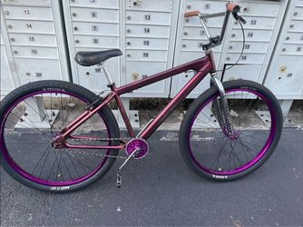 BMX Cruiser Bike Purple Rims (se big ripper)