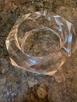 Vintage Crystal ashtray, Hull mugs