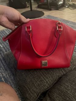 Dooney & Bourke Red Leather Satchel