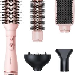 Blow Dryer Brush Set, Wavytalk Air Sculpt 5-in-1 Hot Air Brush Set, Multi Hair Styler for Salon Blowouts, Smooth Curls, Volumizing and Straightening, 
