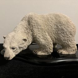 Norther Titan Polar Bear Sculpture Made By  Keith Sandulak  13” Long